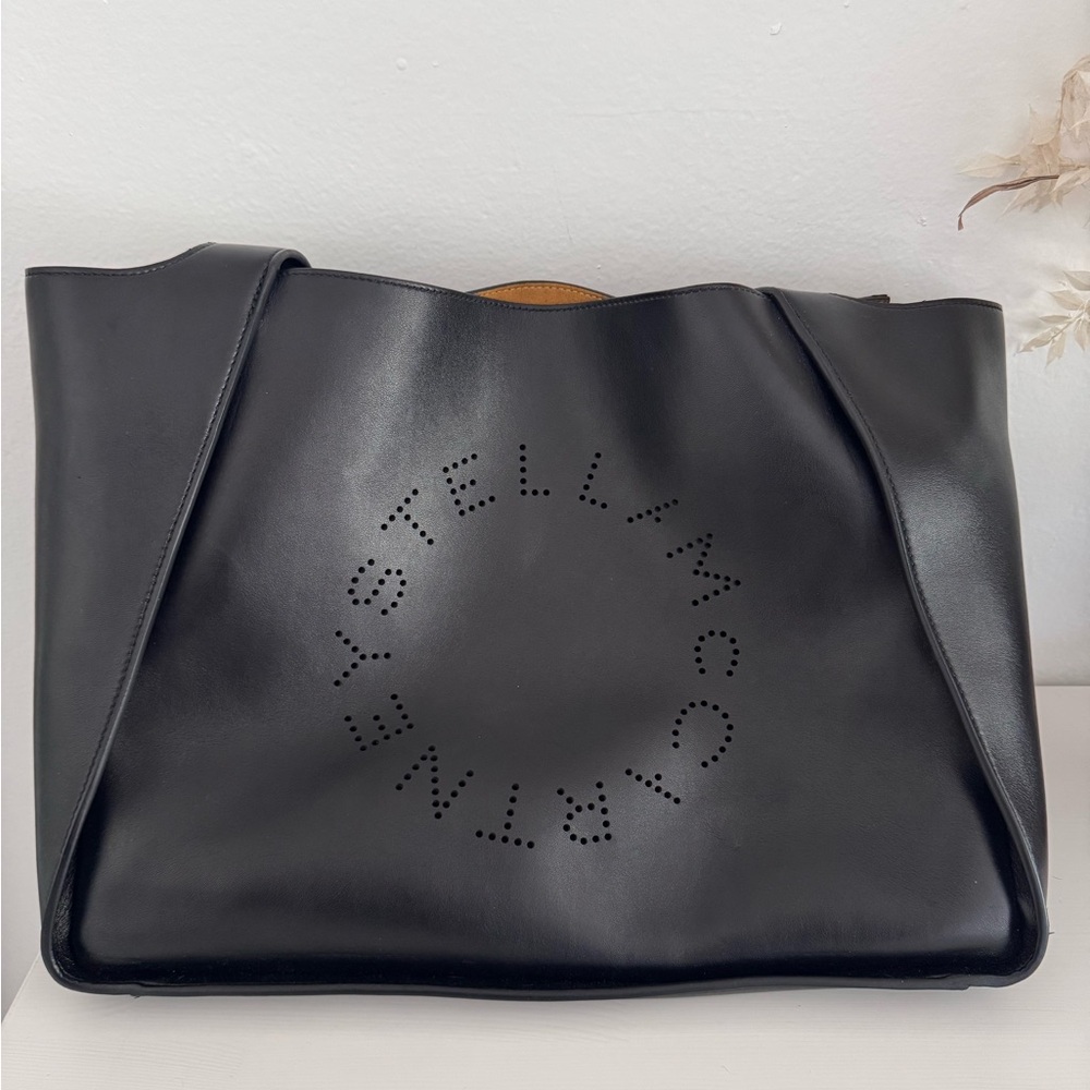 Stella McCartney Black Logo Tote Bag - Used In Great Conditon
